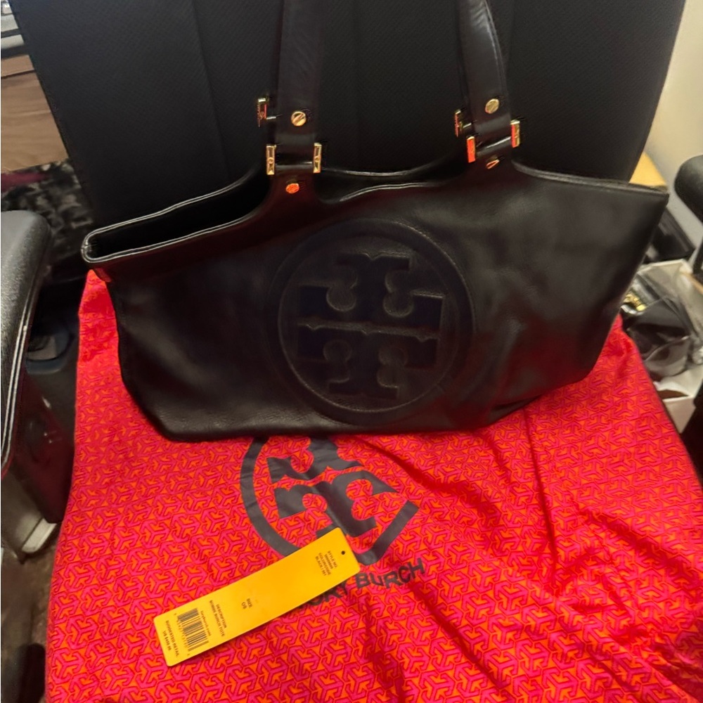 Tory Burch Black Leather Bag